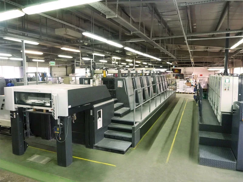 maszyny drukujące w Lotos Poligrafia w Warszawie